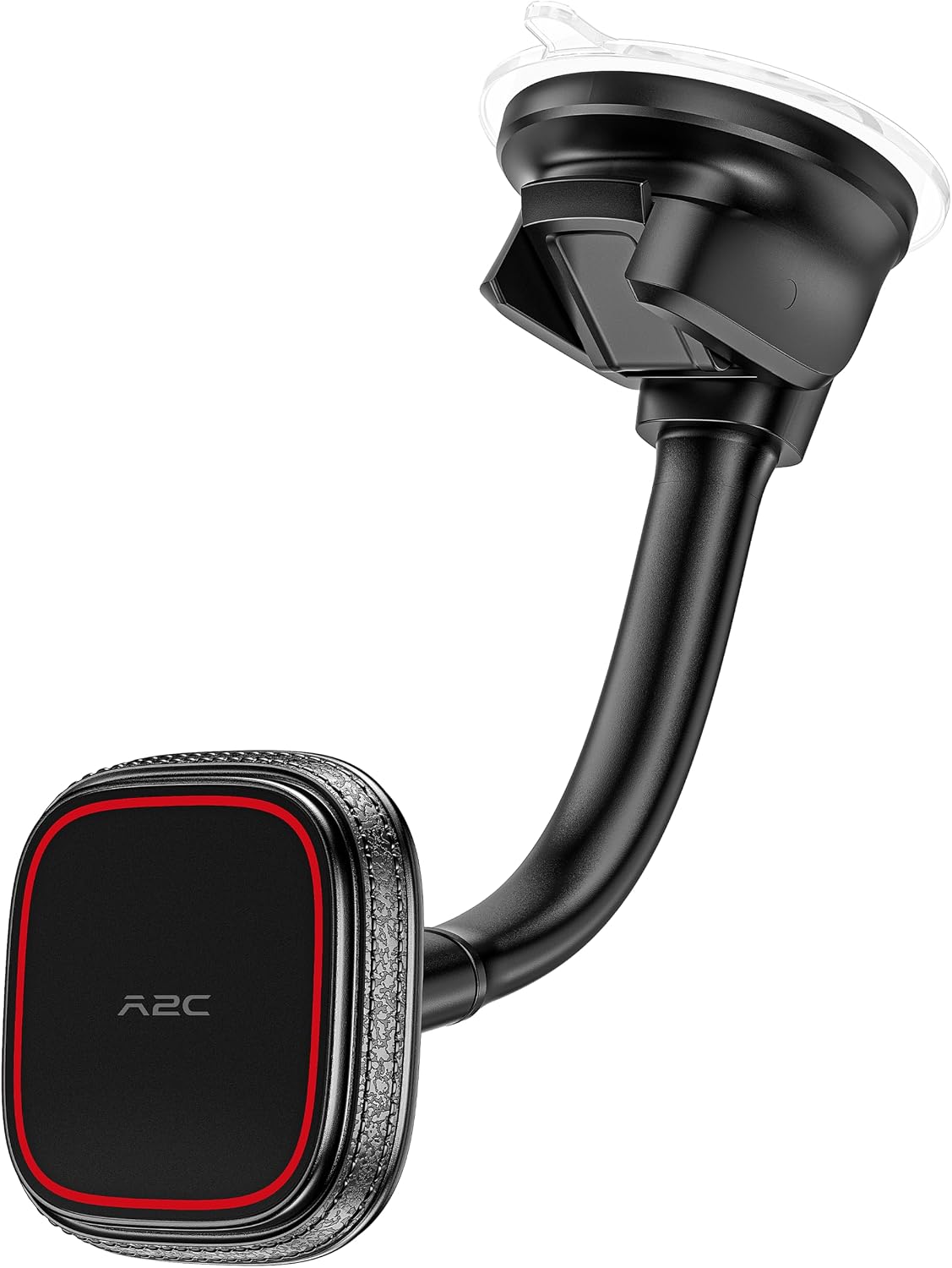 APPS2Car Magnetic Phone Holder for Car, Dashboard Windshield Phone Holder Mount with Flexible Arm & Built-in Strong Magnets, Suction Cup Phone Holder for Car Compatible with All Smartphones
