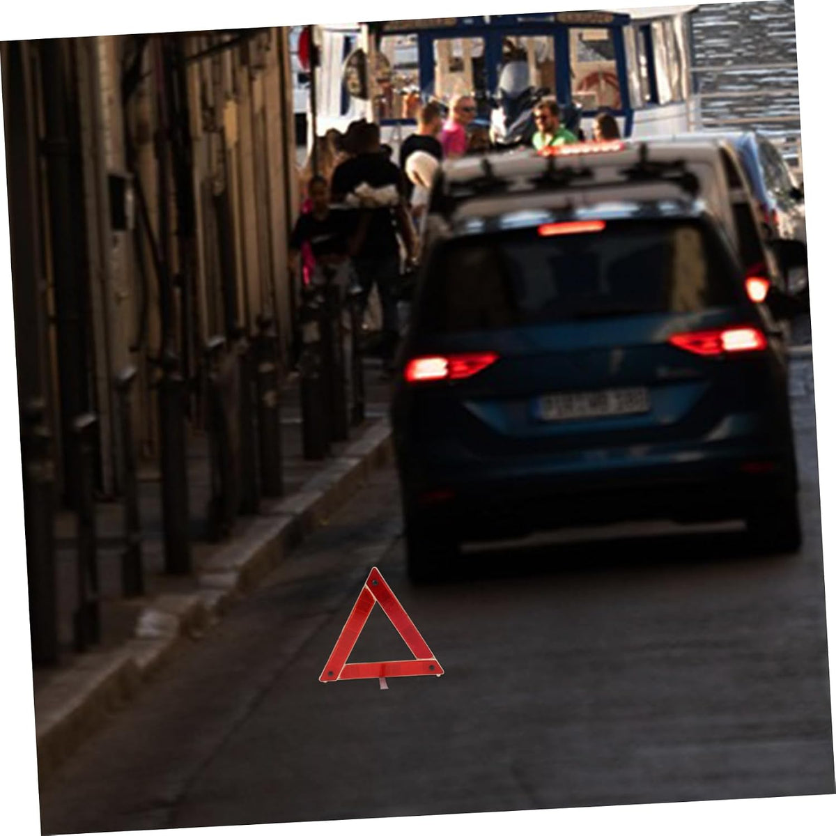 Foldable Road Warning Triangle for Car Roadside Traffic Safety