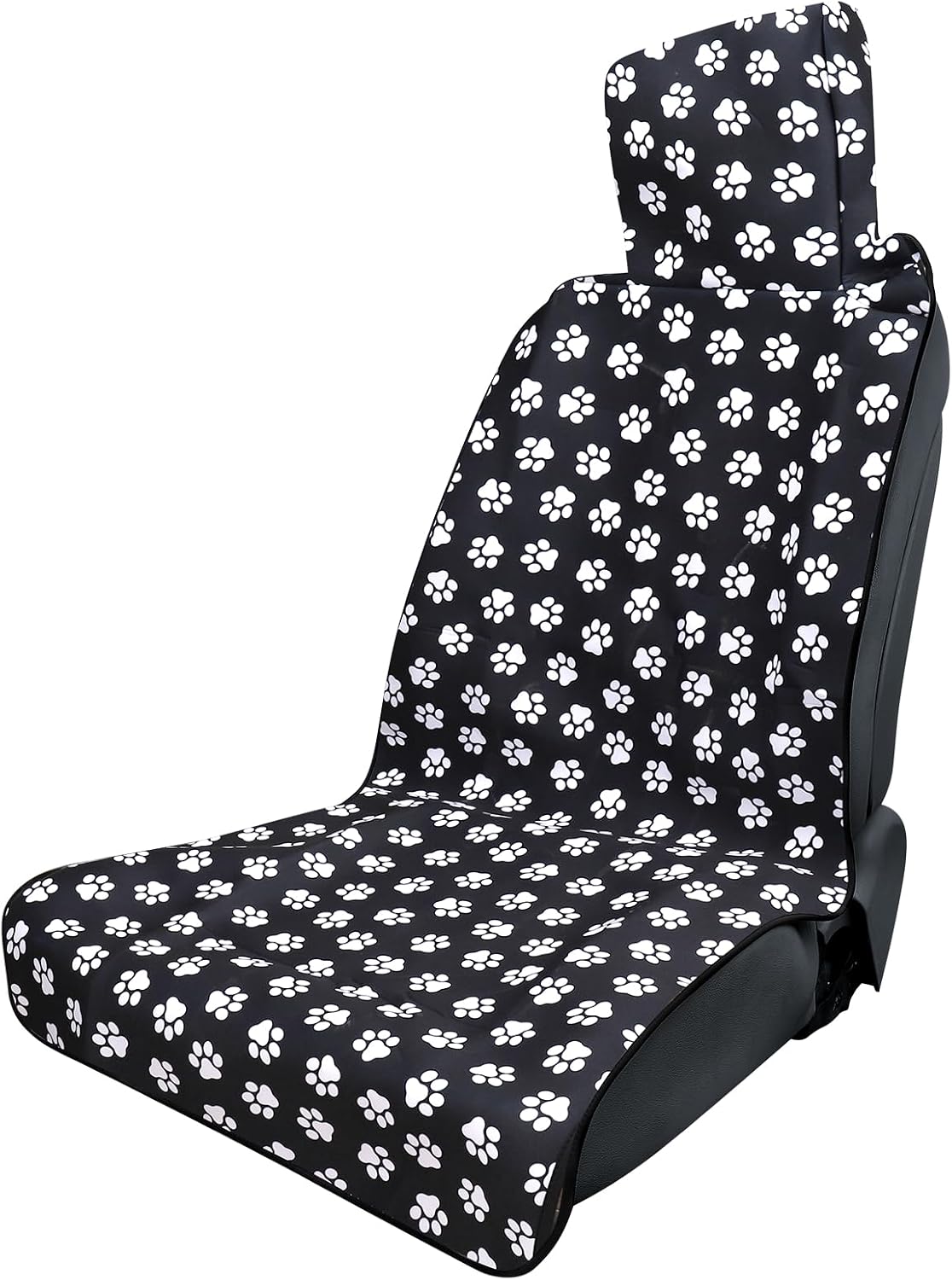 3tyto Universal Car Seat Covers, Waterproof Neoprene Seat Covers - Waterproof & Sweatproof, Machine Washable, Non-Slip Seat Protector for Car, Truck, SUV, Van (Black, 1 Pack)