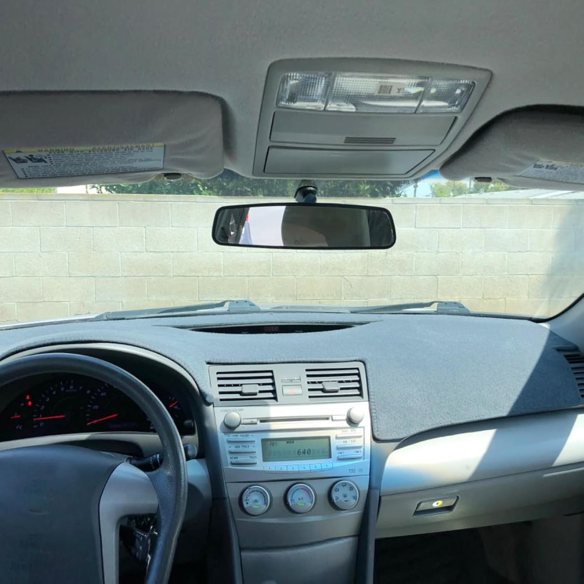 Dash Cover Dashboard Cover Mat Pad Custom Fit for Toyota Camry 2007 2008 2009 2010 2011(Charcoal Grey)