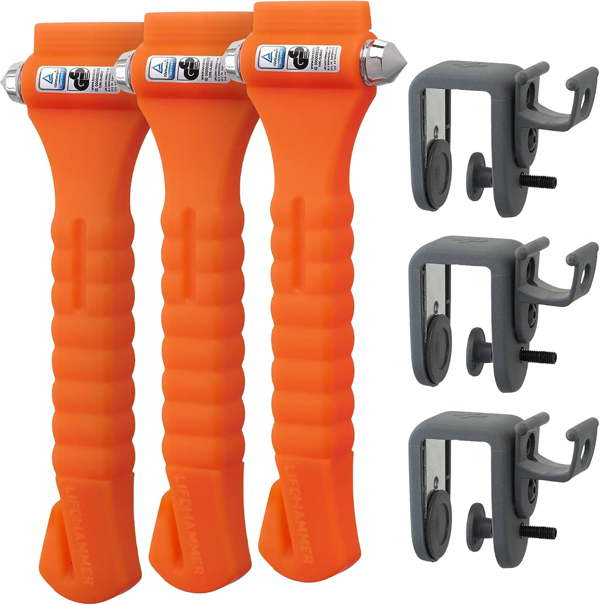 Lifehammer Brand Safety Hammer - The Original Emergency Escape and Rescue Tool with Seatbelt Cutter, Made in The Netherlands
