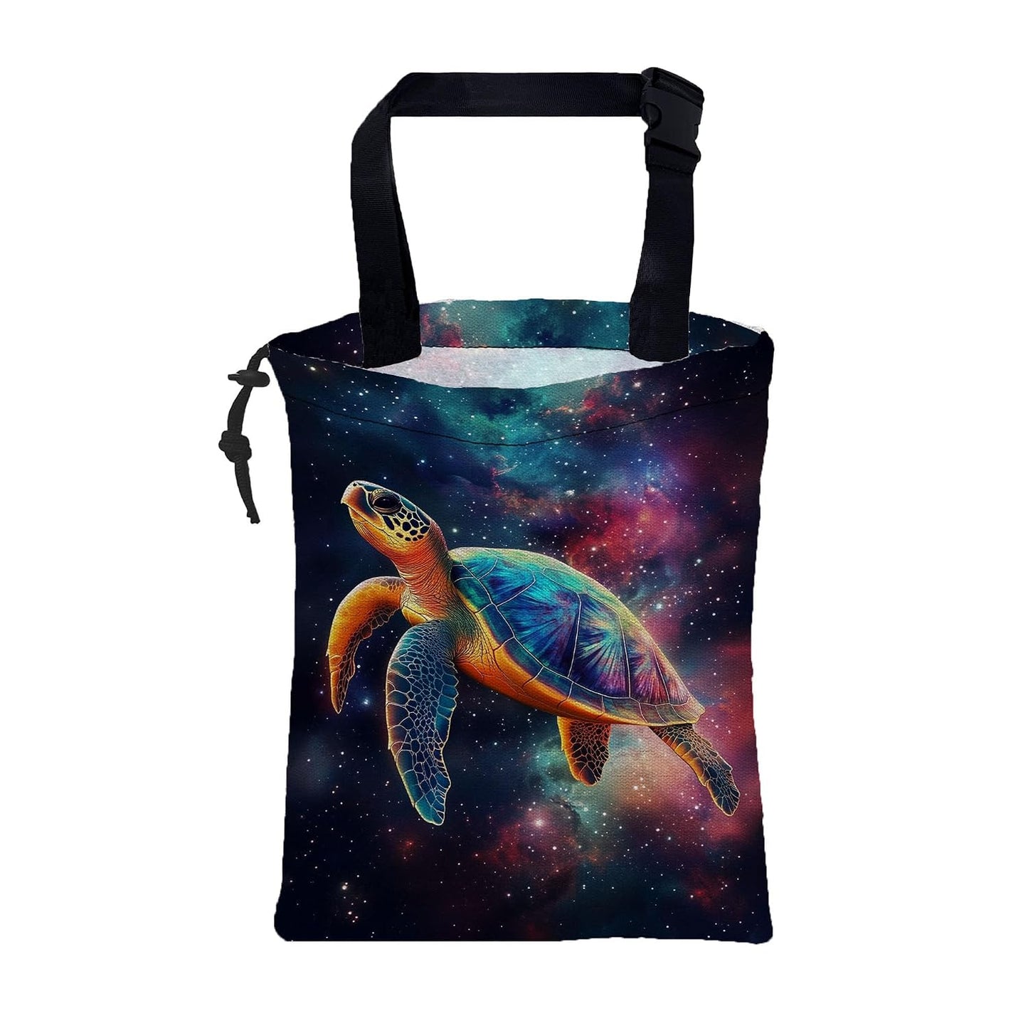 Car Garbage Bag Watercolor Flowers and Dragonflies Hanging Canvas Car Trash Bag Drawstring Car Back Seat Organizer for Car Back Front Seat Console with Adjustable Buckle