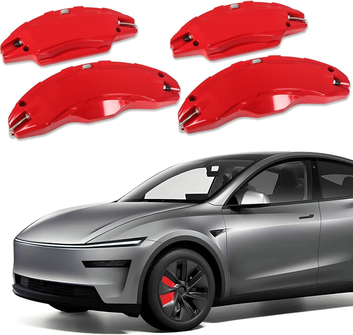 11PCS Carbon Fiber Door Sill Protector Model Y Juniper 2025 2026 8Pcs Door Sill Protector and 2Pcs Center Console Anti-Kick Pads and Rear Bumper Guard for Tesla Model Y Juniper Accessories