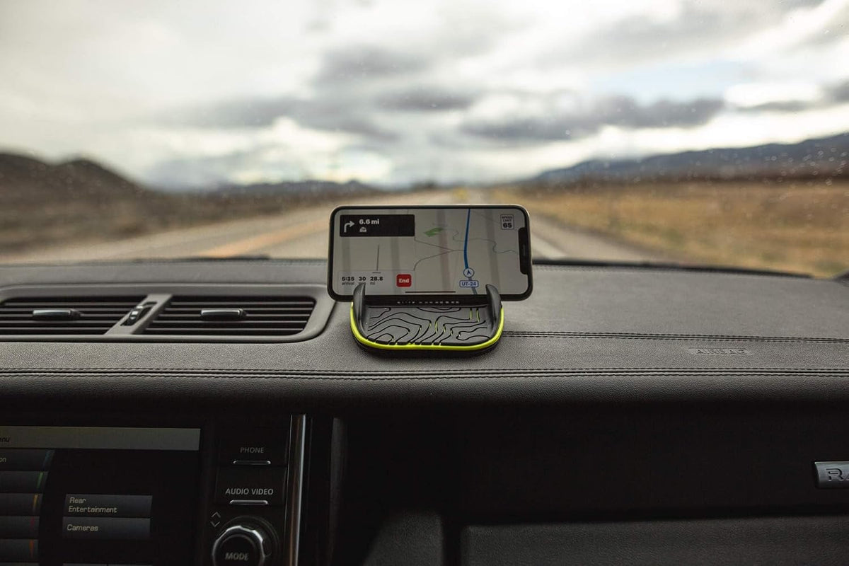 Numi Smart Dock Dashboard Cell Phone Holder - Dashboard Sticky Pad Technology - View Your Phone On Your Dash - Works with All Cars, and with All Smartphones (Black)