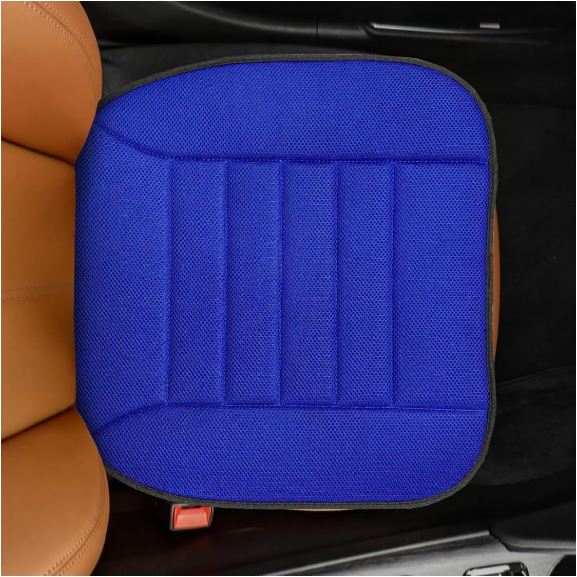 Car Seat Cushion, Breathable 3D Air Mesh Car Front Seats Bottom Cover for Comfortable Driving, Soft Non-Slip Auto Interior Driver Seat Protector for Home, Office, Truck(Black)