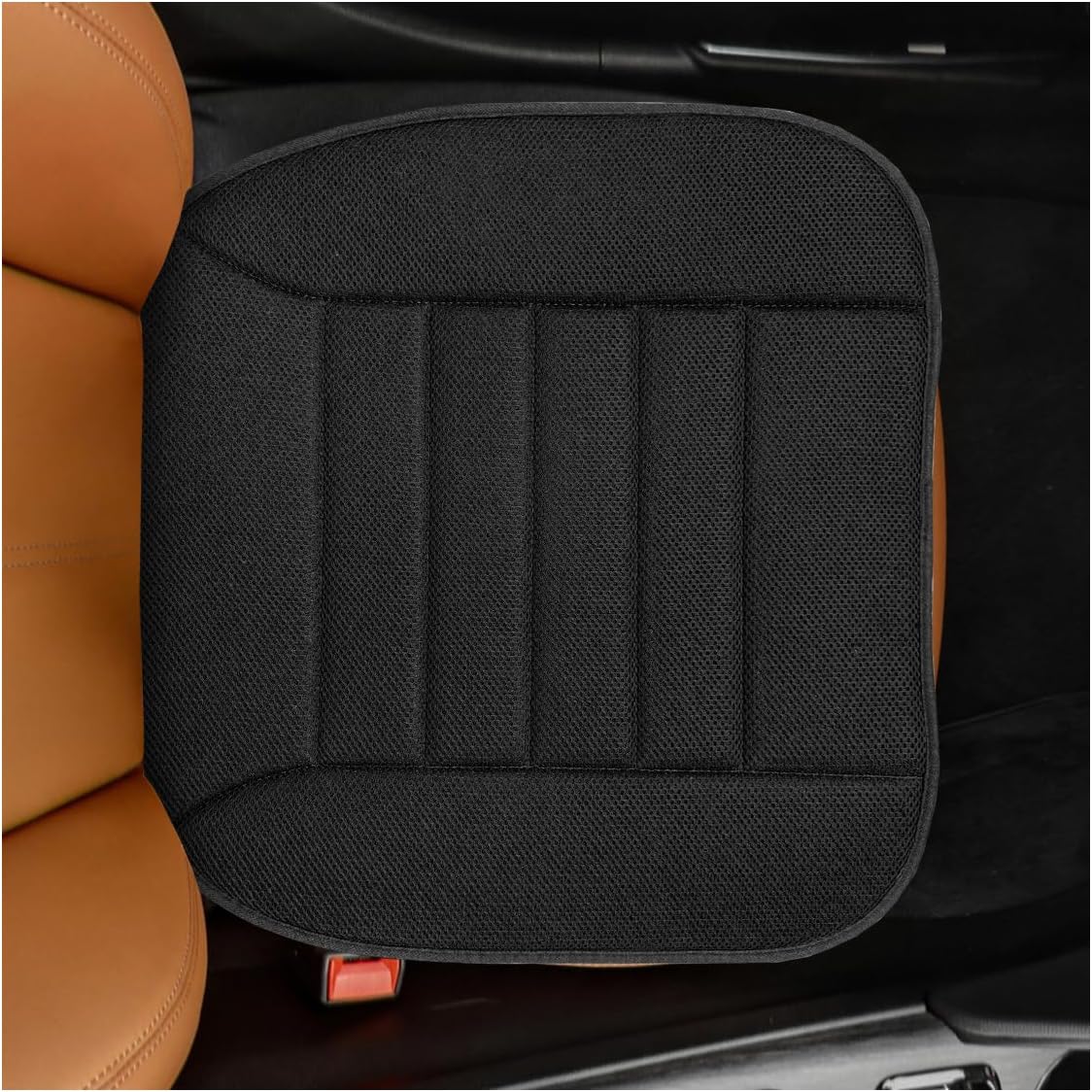 Car Seat Cushion, Breathable 3D Air Mesh Car Front Seats Bottom Cover for Comfortable Driving, Soft Non-Slip Auto Interior Driver Seat Protector for Home, Office, Truck(Gray)