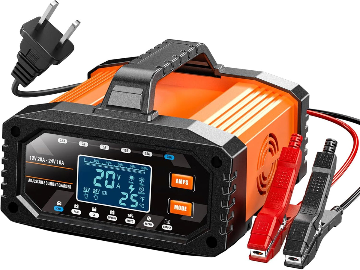 29.2V/24V 30A LiFePO4 Lithium Battery Charger, for Car Truck Moto