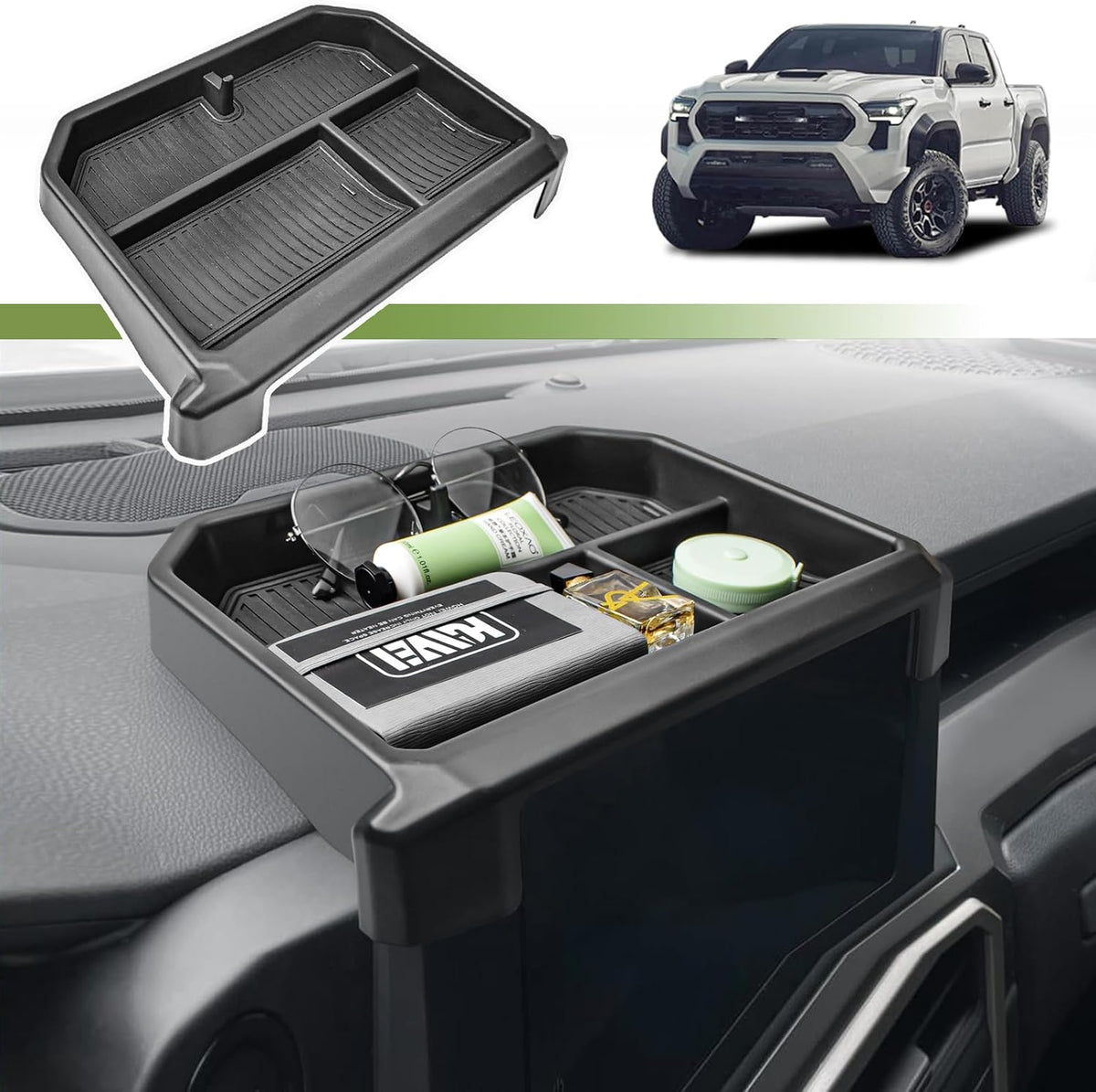 Dash Storage Box for 2024-2026 Toyota Tacoma& 25-26 4Runner with 14" Screen
