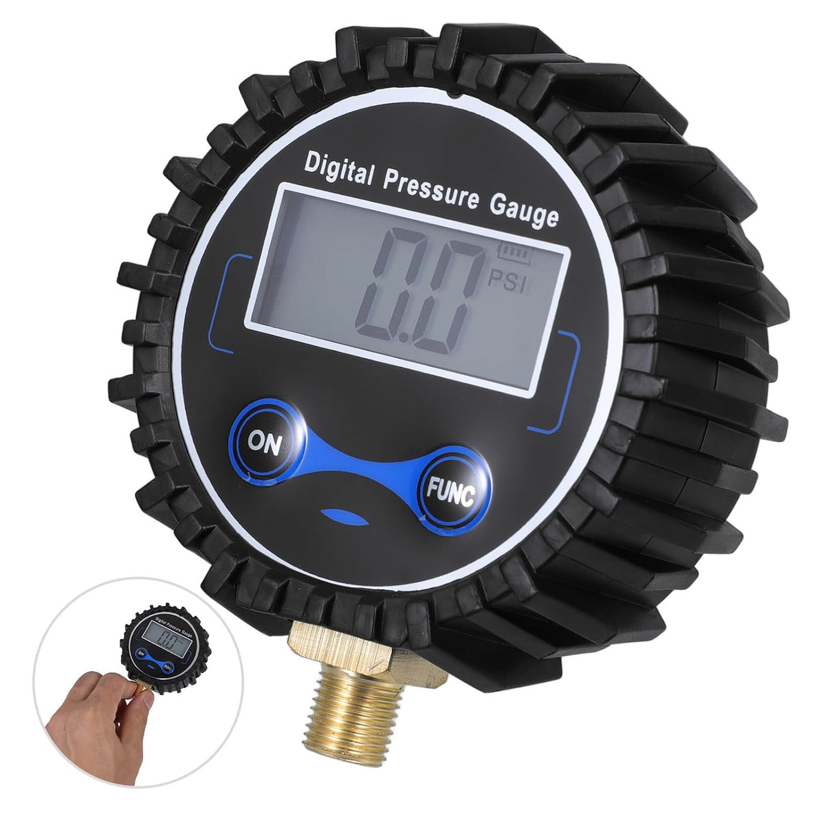 Digital Tire Pressure Gauge with LED Display for Tires