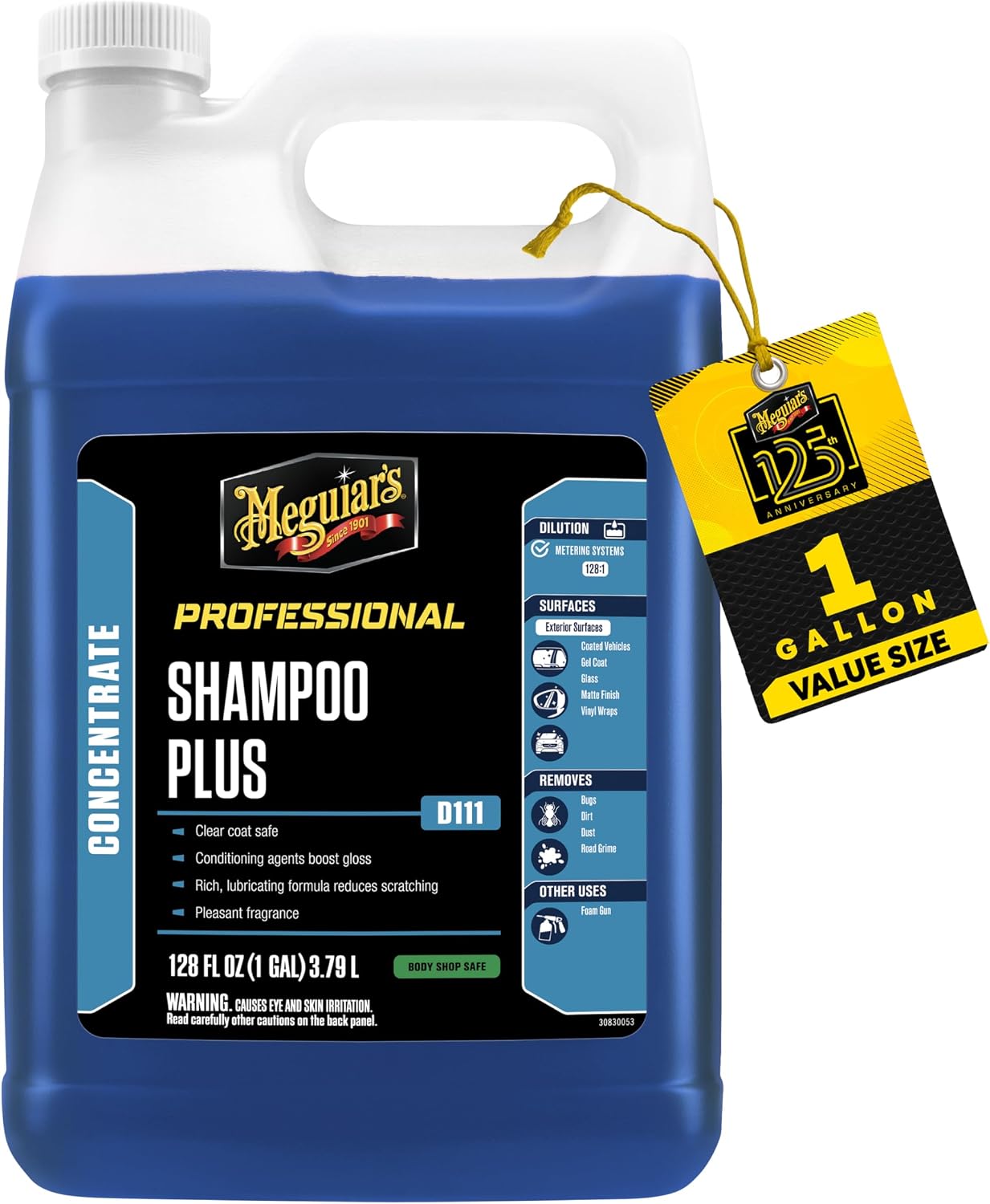 Meguiar's D14901 Detailer Quik Interior Detailer 3.79L safely cleans all interior surfaces