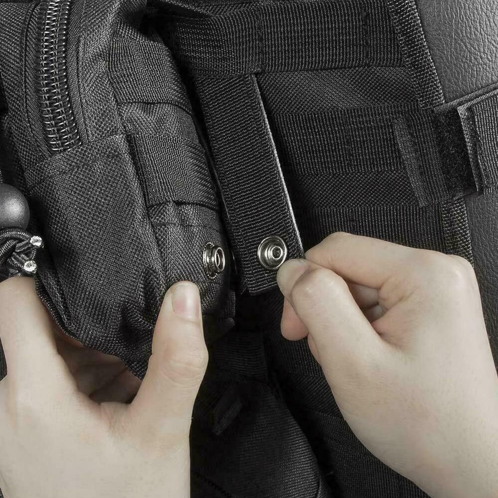 Universal Tactical Seat Back Organizer Vehicle Molle Panel Organizer Storage Bag with 5 Detachable Molle Pouch for All Vehicel Such as Jeep,Truck,SUV, Car, Ford,Chevy etc