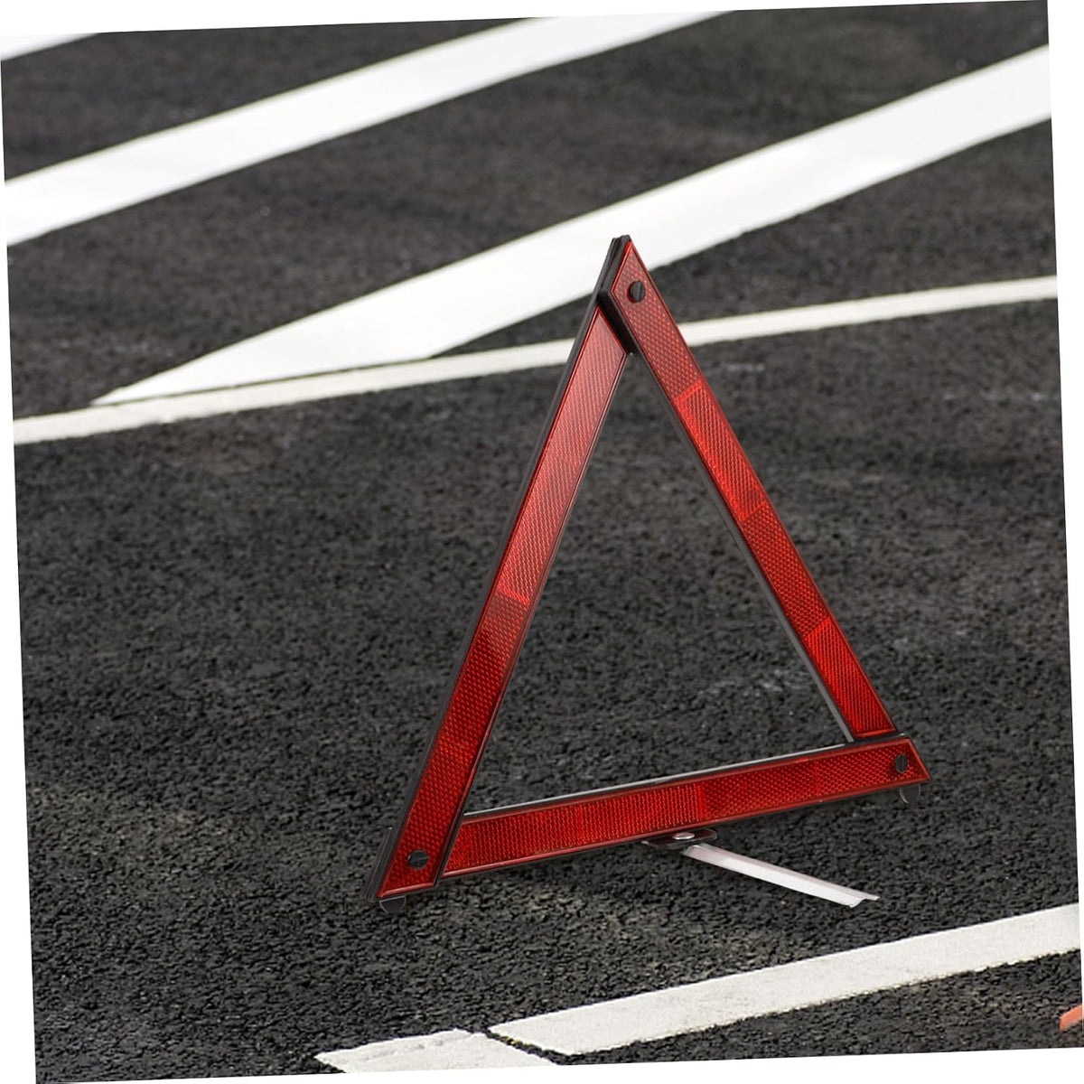 3pcs Safety Reflective Triangles ABS Triangular Warning Signs