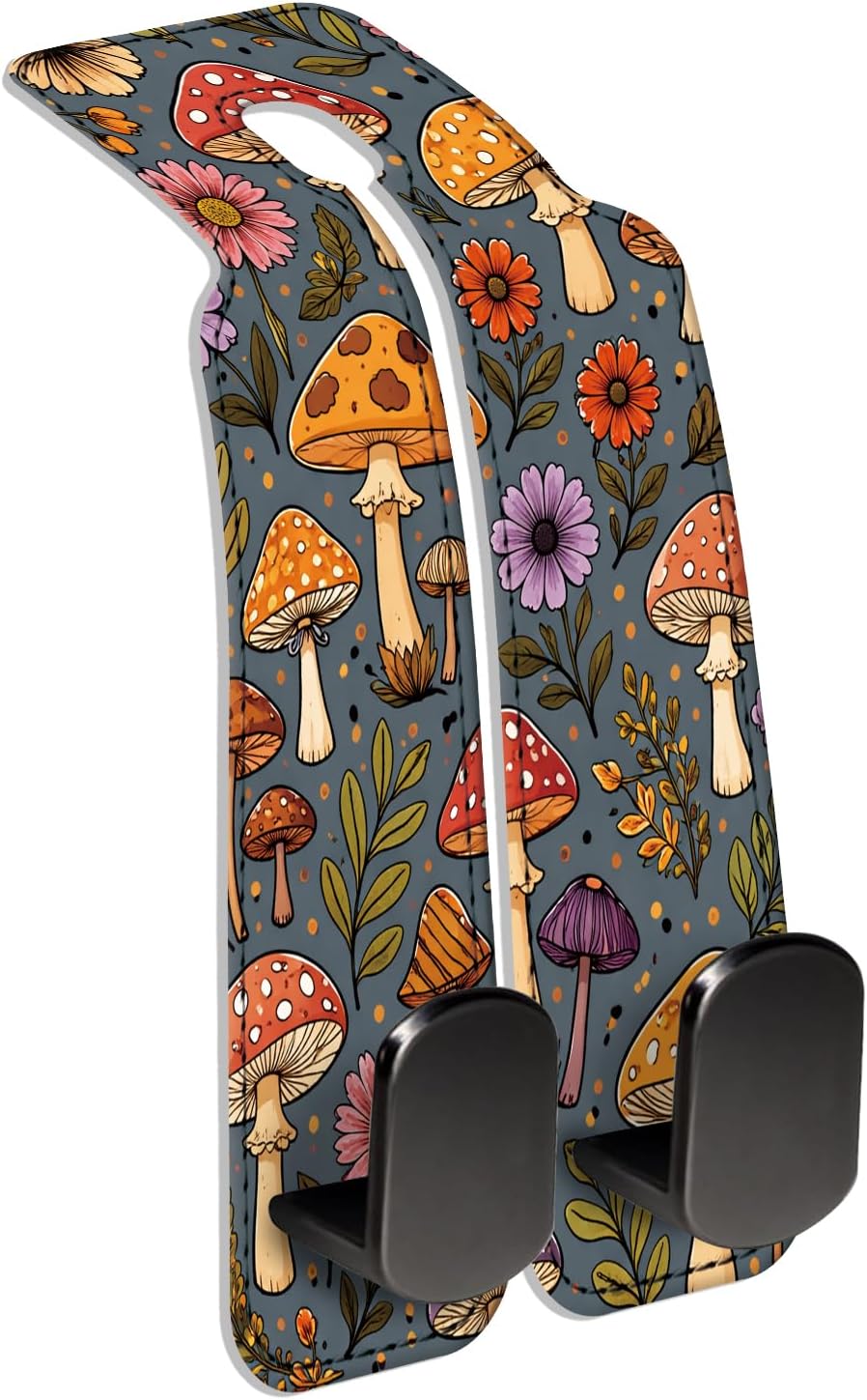 Car Seat Back Storage Hook, Funny Car Purse Hook, Cute Vehicle Storage Organizer for Purses Handbags Purple Pastel Butterfly
