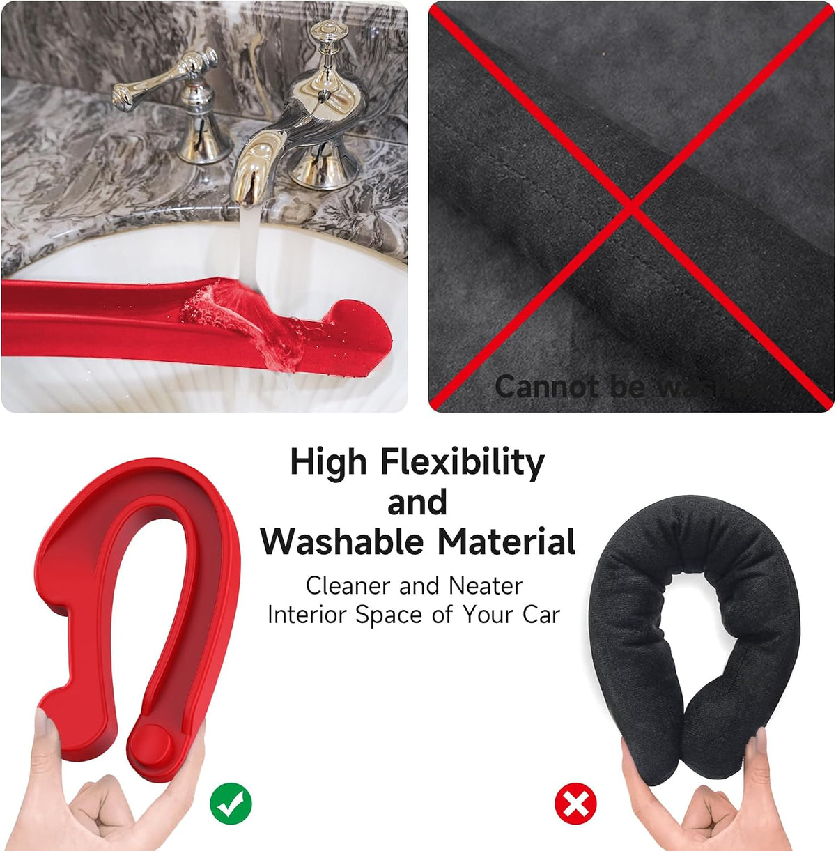 Givifive Car Seat Gap Filler Organizer 2Pack Soft Foam 3IN1 Multifunctional