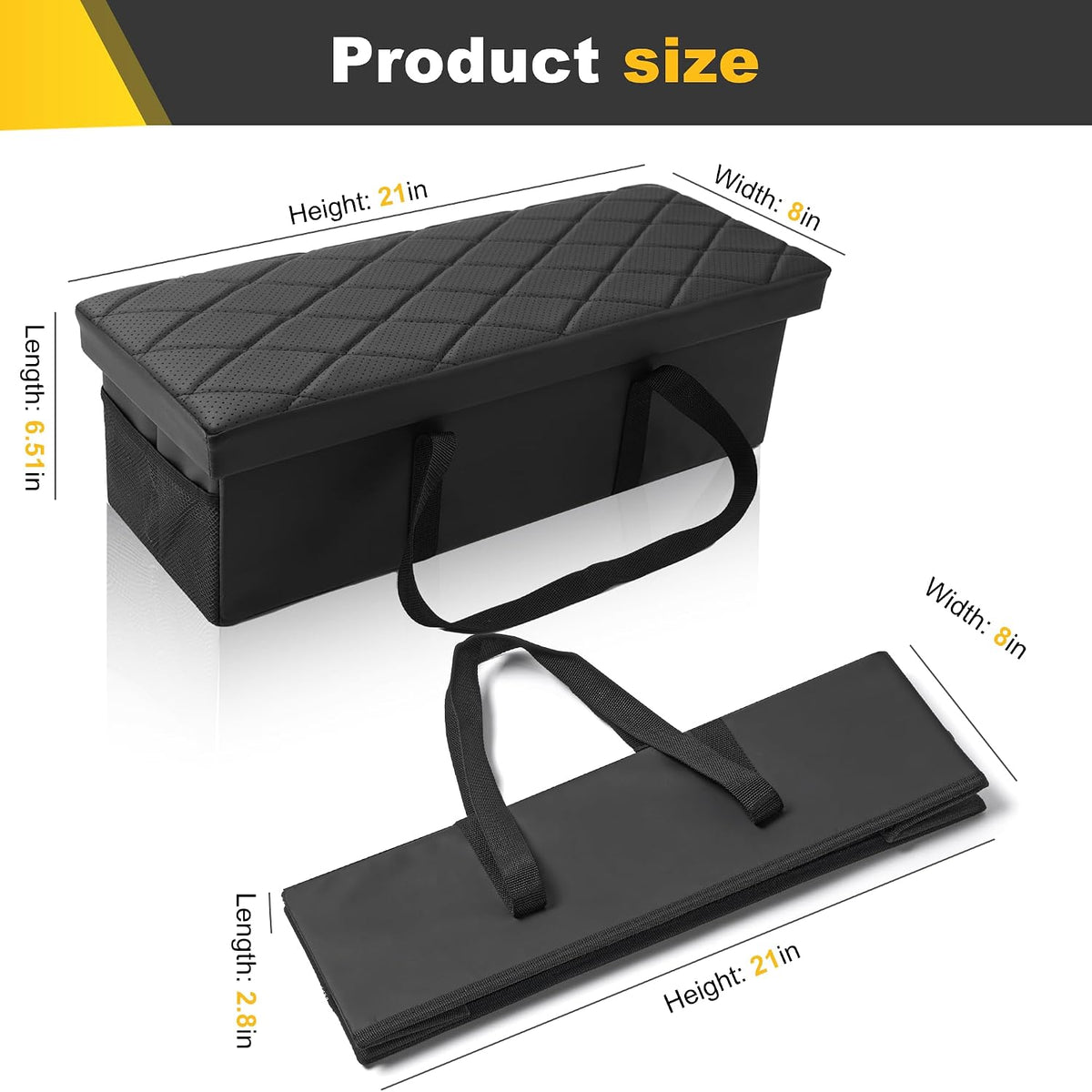 TTX LIGHTING Car Seat Organizer Fit for Kia Sorento 2026 2025 2024-2021
