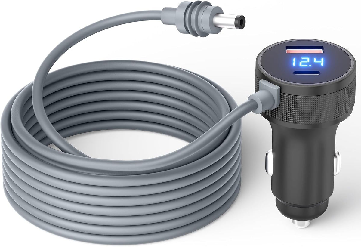 Starlink Mini Car Adapter 3M/10FT 3 in 1 Starlink Mini 12V DC Power Cable