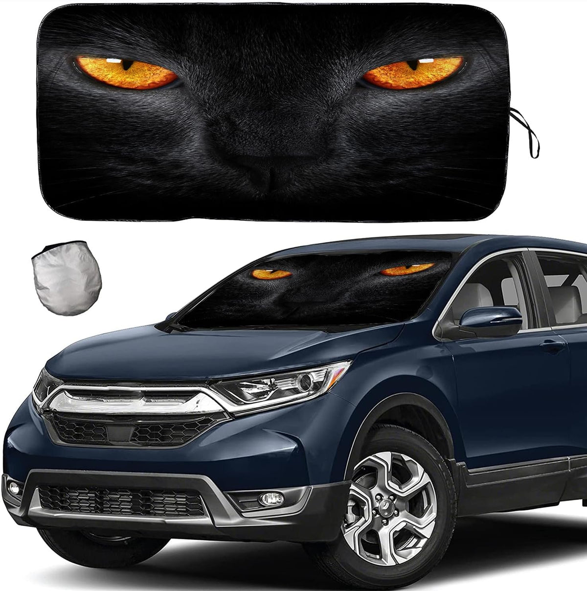 Starry Sky Night Car Windshield Sun Shades - Protect Vehicle from High Temp & UV Reflection, Front Window Shade for Car, SUV, Truck - 63 L x 33.5" W