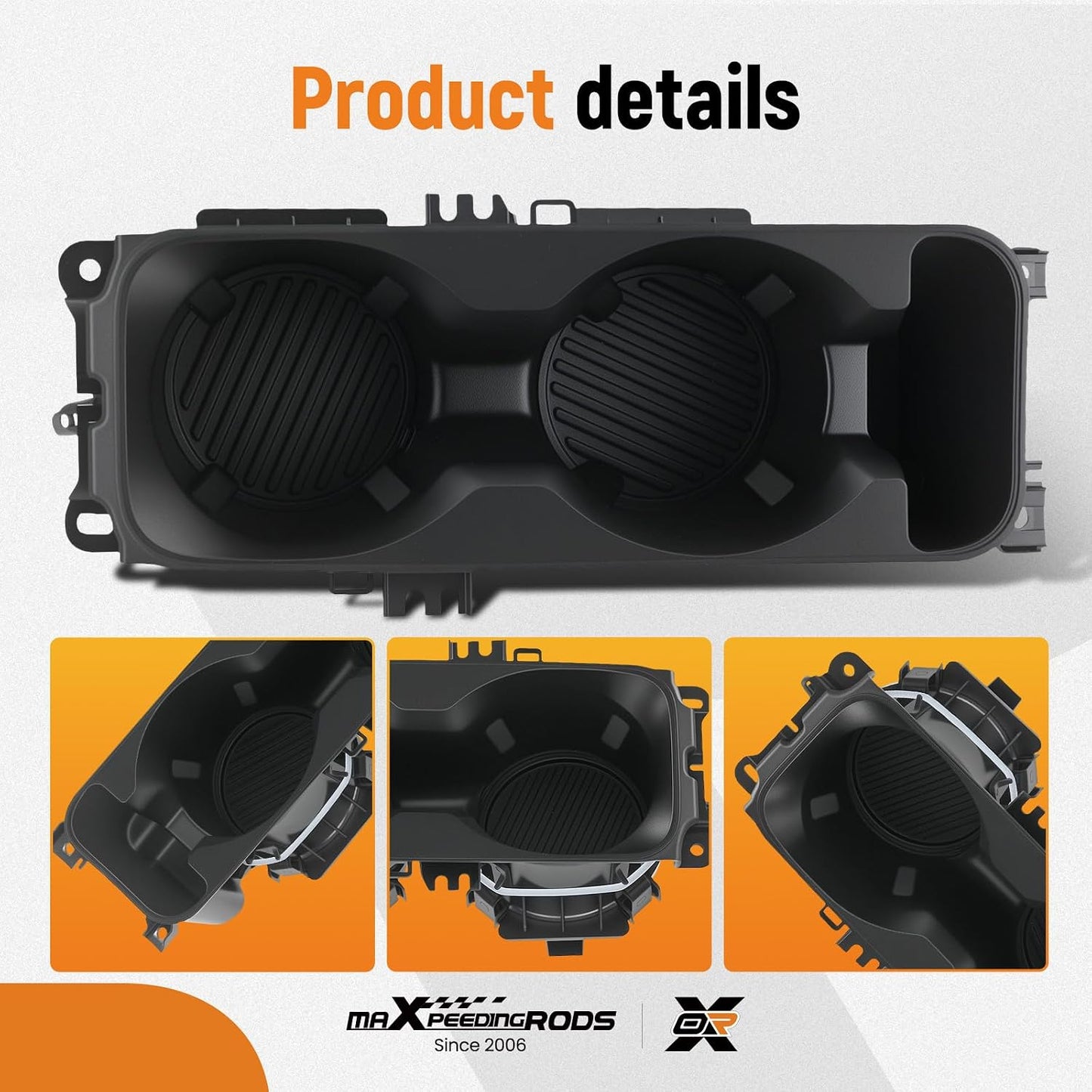 maXpeedingrods Center Console Cup Holder LB5Z7813562AB Fits for Ford Explorer 2020-2025 (without Wireless Charging) # LB5Z-7813562-AB