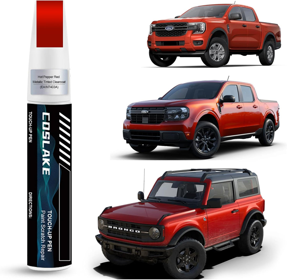 Car Touch Up Paint(Space White Metallic(A3)) for Ford