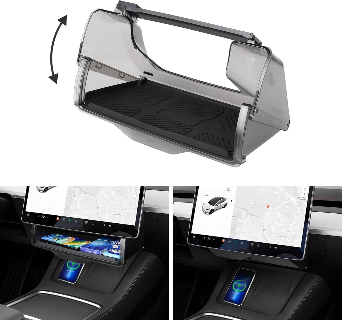 Canvcle Car Door Side Storage Box and Trash Can for 2021-2025 2026 Nissan Rogue Accessories Front Door Insert Tray Organizer Door Slot Storage Protector Garbage Bin with Trash Bags 4PCS