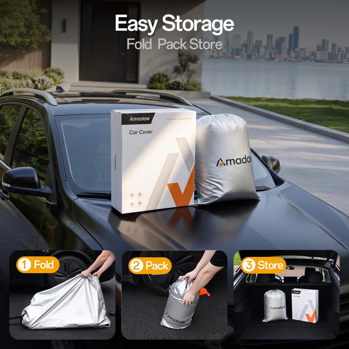 for Dodge Durango Car Cover 2004–2026, 100% Waterproof All-Weather