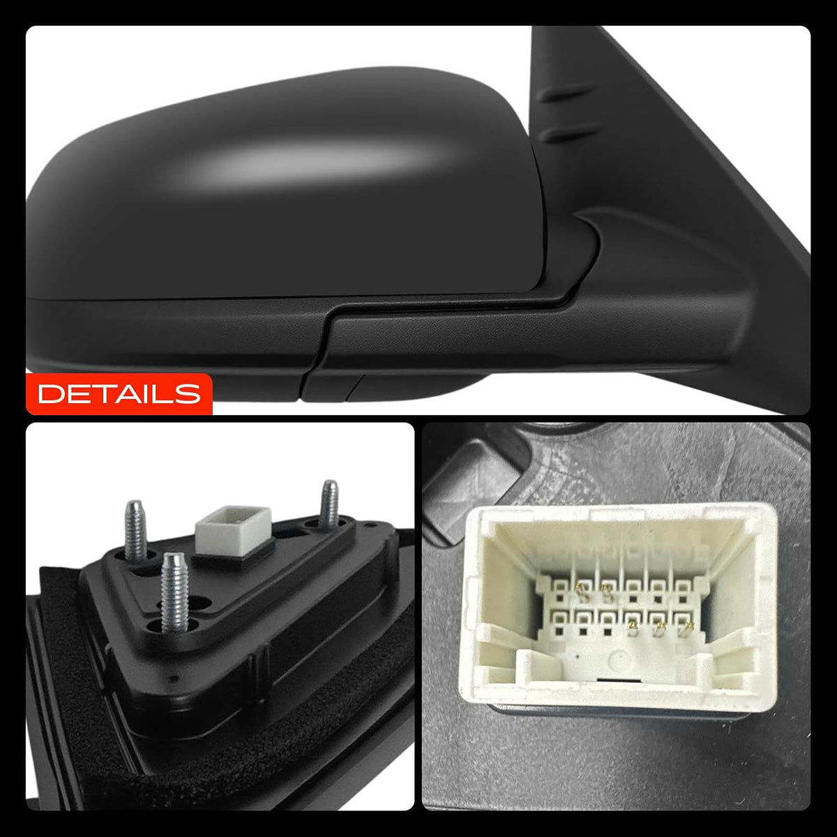 A-Premium Passenger Side Power Door Mirror Compatible with Hyundai