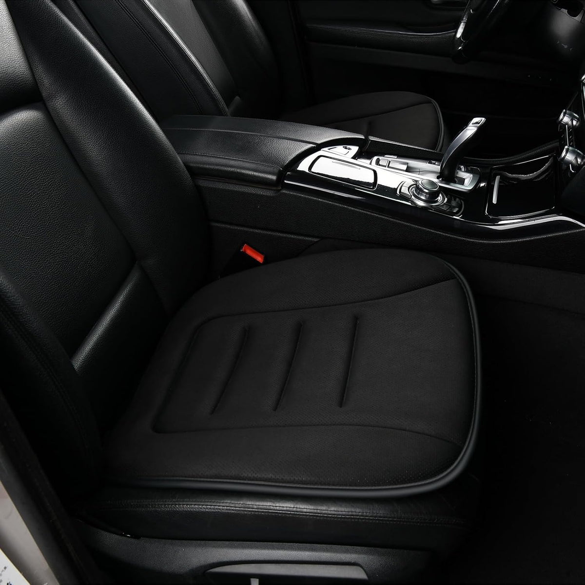 KAYI Car Seat Cushion, Memory Foam Car Seat Cushion, Anti Slip Rubber Bottom Car Seat Cushions for Driving, Suitable for Car and Office Chairs (Grey)