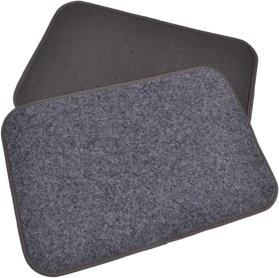 Motor Trend Premium Inter-Lock Backing Carpet Car Floor Mats - Front & Rear, Thick & Durable Auto Protection, Fits Most Cars Truck SUV Coupe Sedan