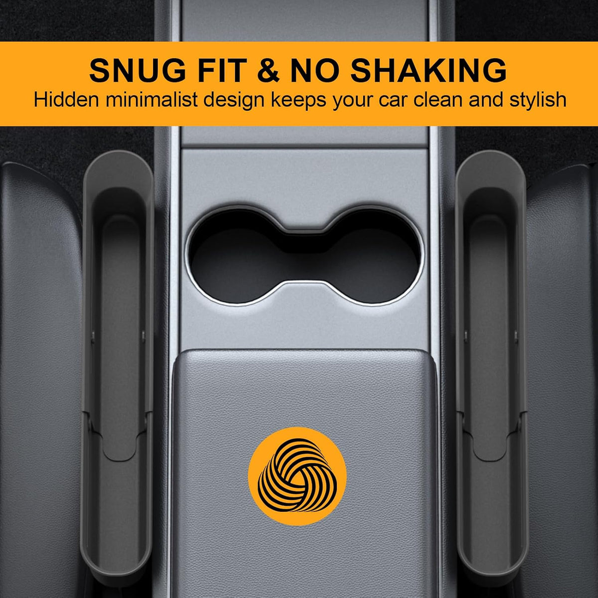 Car Seat Gap Filler Organizer, Expandable Seat Gap Filler with Storage Slot, Anti-Drop Car Seat Gap Organizer for Phone, Keys, Wallet, Universal Fit for Car SUV Truck