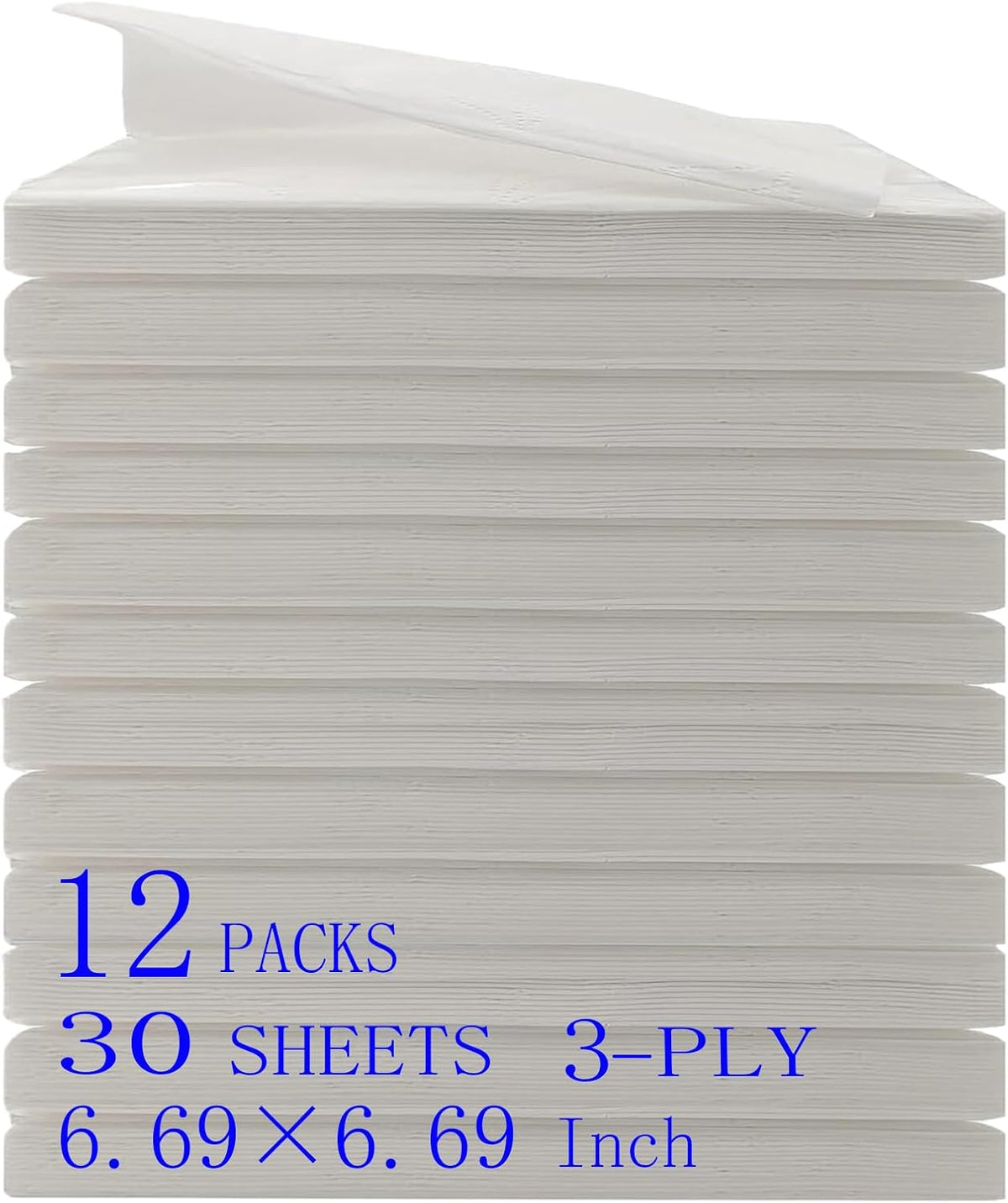 3-Ply Car Tissue Refills, Facial Tissues for Car Sun Visor, Napkin Refills for Auto Visor Tissue Holder, Ultra Soft and Comfortable, 30 Sheets Each Pack- 16 Packs