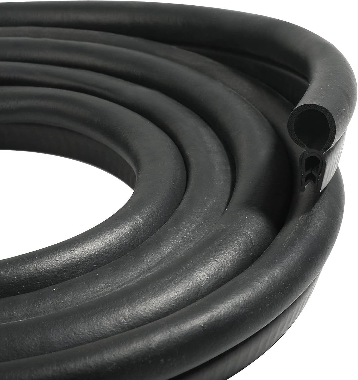 ESEWALAS 10Ft/20Ft Car Door Rubber Seal Strip with Top Bulb,Rubber Weather Seal,Automotive Weather Stripping Soundproofing Edge Guard Trim for Cars, Boats,RVs,Trucks and Home Applications (20 Feet)
