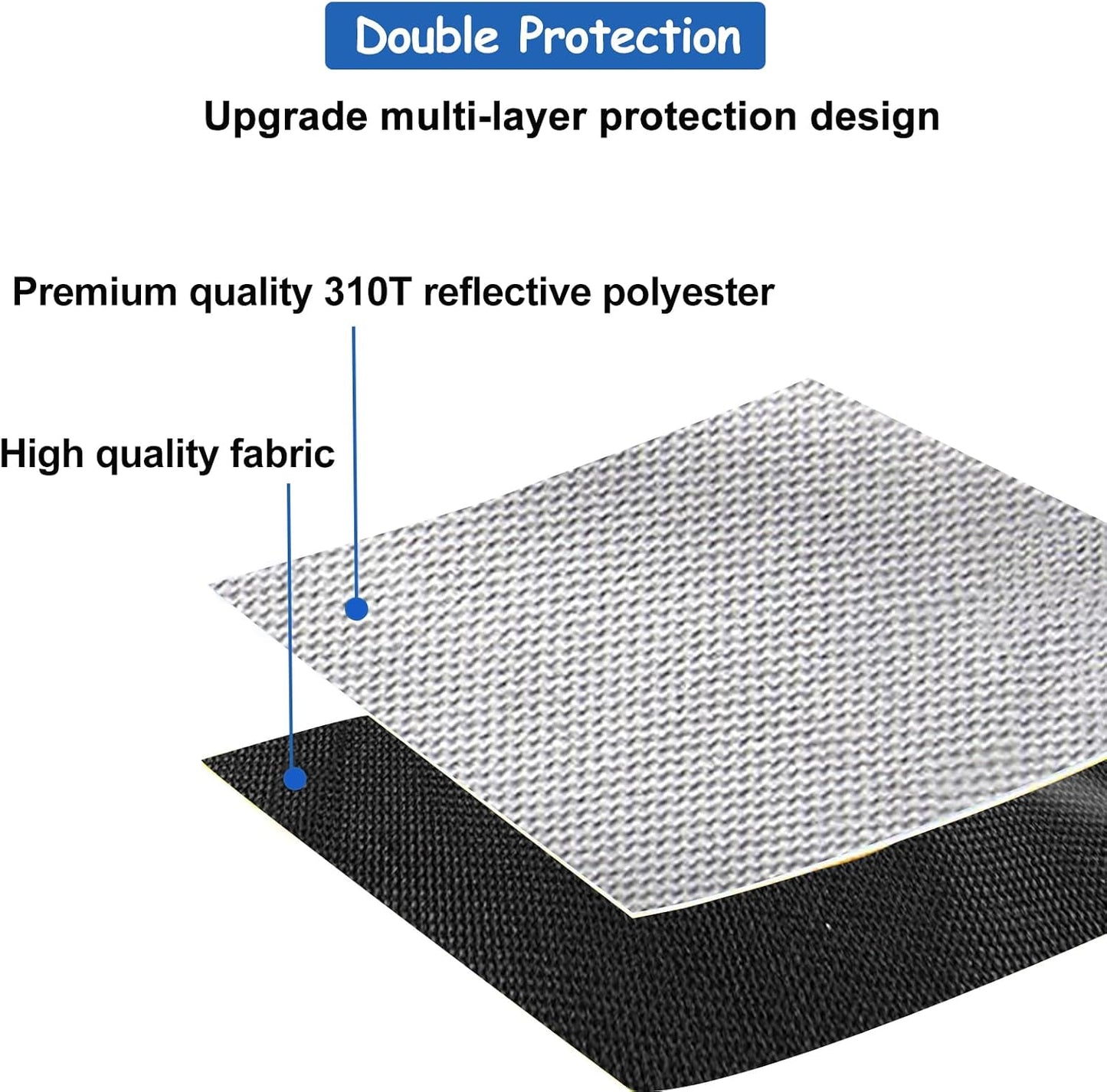 Windshield Sun Shade Compatible with 2015-2020 Ford F150 Accessories,Foldable Front Sun Visor,F-150 Sunshade,Fits Lariat,King Ranch,Platinum,XL,XLT,Limited and Raptor Model