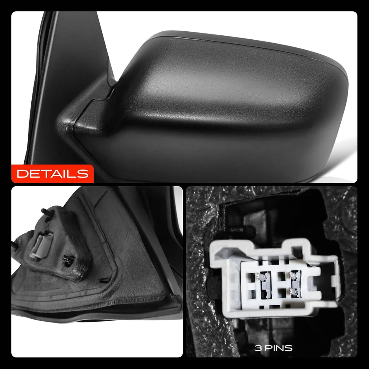 A-Premium Driver Side Power Door Mirror Compatible with Chevrolet