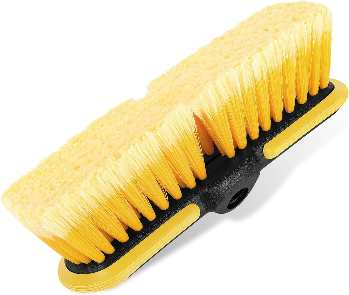 Car Wash Brush, 10'' Soft Bristle Scrub Rv Brush Head for Washing Exterior
