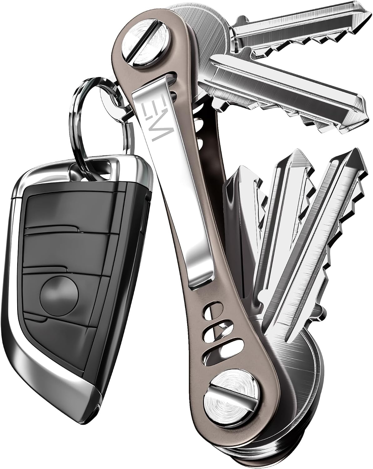 EM Compact Key Holder, Pocket Key Organizer, 14 Keys Key Bar