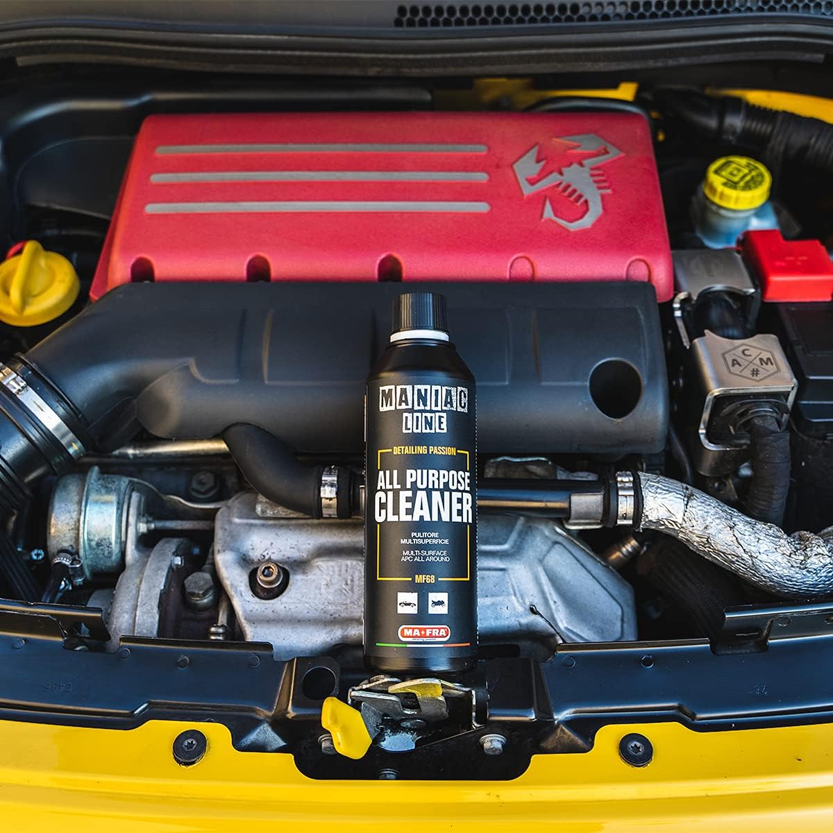 MANIAC LINE MAFRA Car Detailing Line, All Purpose Cleaner, 16.9 oz, Concentrated Multi-Surface Cleaner for Mats, Carpets, Fabric and Leather Seats, Plastics, Wheels, and Engine Bay