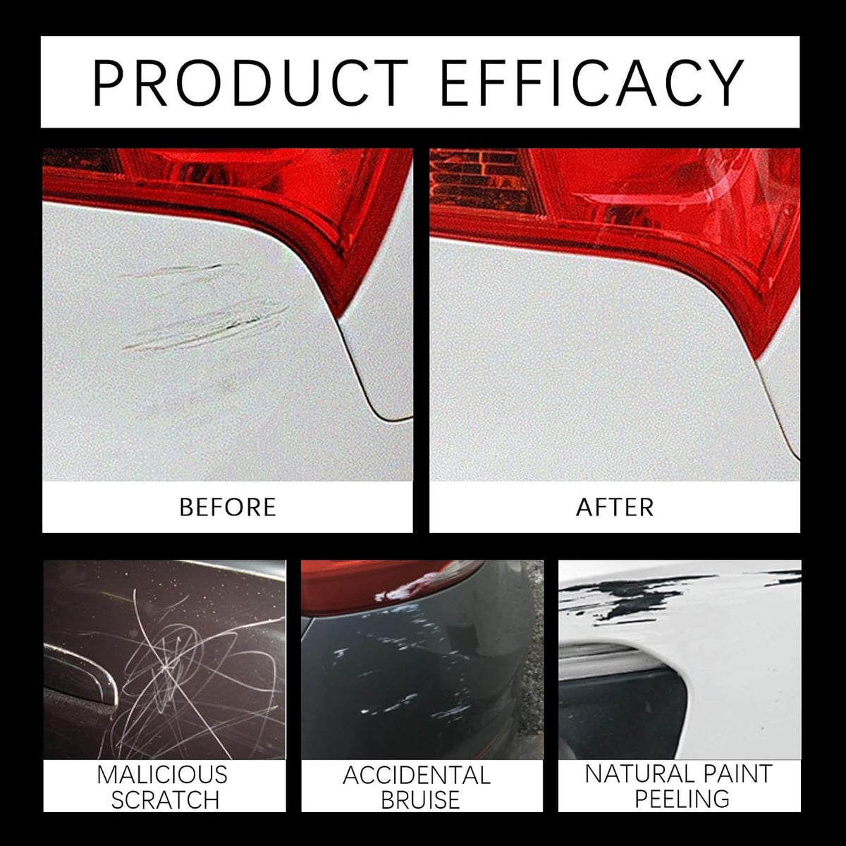 All Cars Magic Pen,Car Scratch Remover Pen,Black Car Paint Scratch Repair