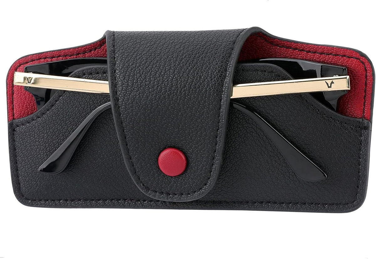Sunglass Holder for Car Visor Glasses Case Non-Slip Clip Universal for Sunglasses Eyeglasses Car Interior Accessory