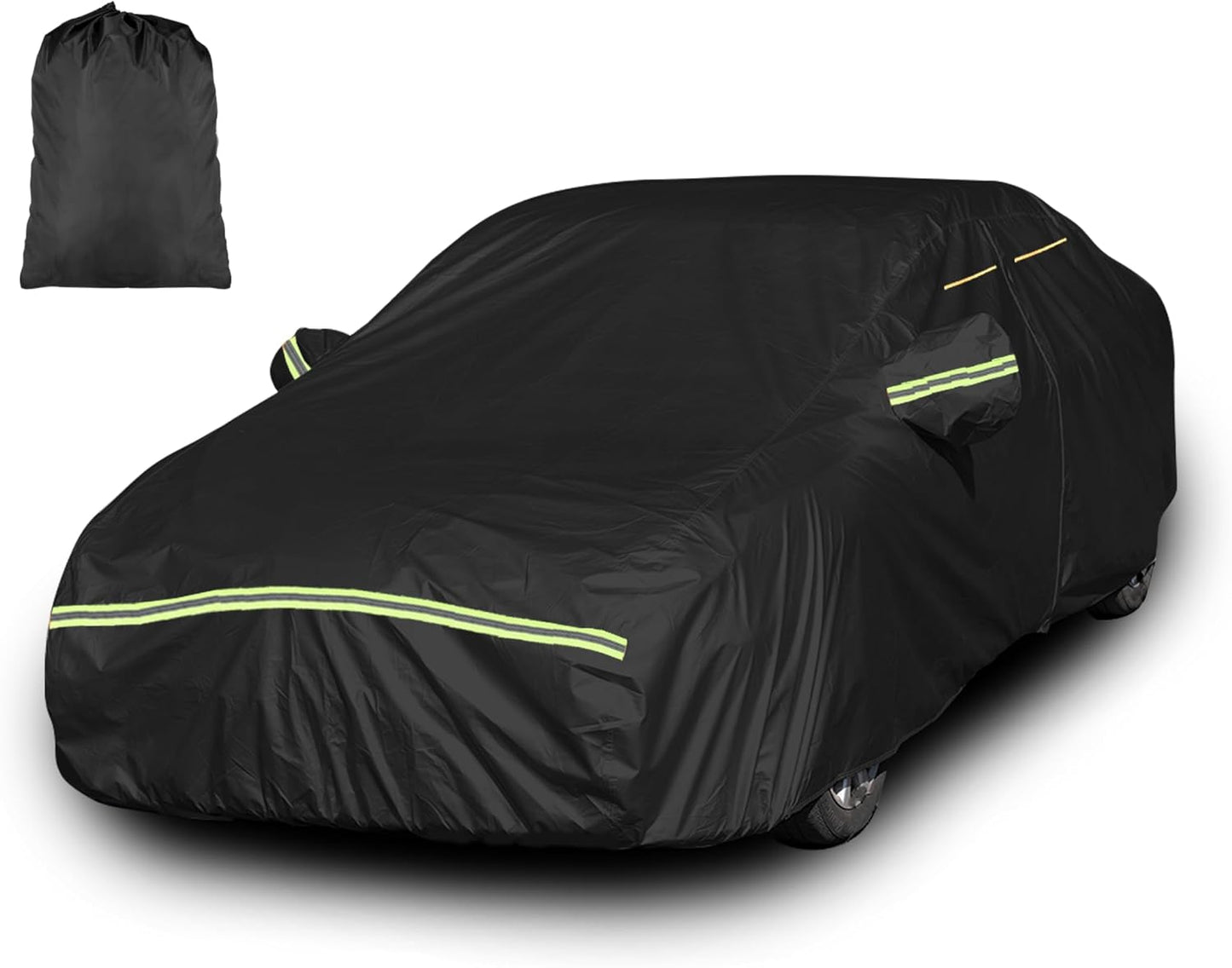 Car Cover Waterproof All Weather Custom Fit for Ford Mustang 1994-2025, 420D Oxford Full Outdoor Automtive Heavy Duty Covers Windproof Snowproof Dustproof UV Hail Protection Accessories