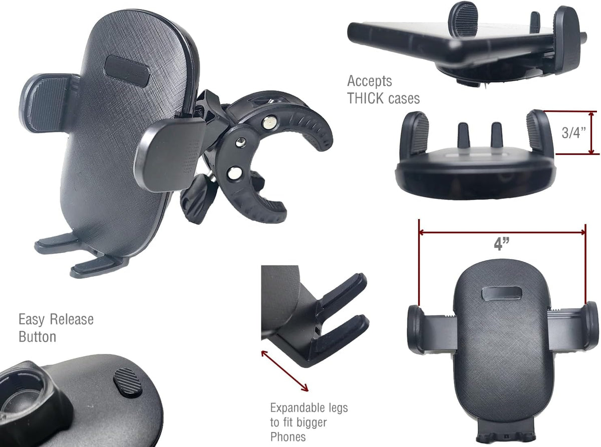 Phone Holder Mount for 2025 2026 Ford Explorer Center Console or Dashboard | Wireless Charging or Compatible with magsafe Round Magnets
