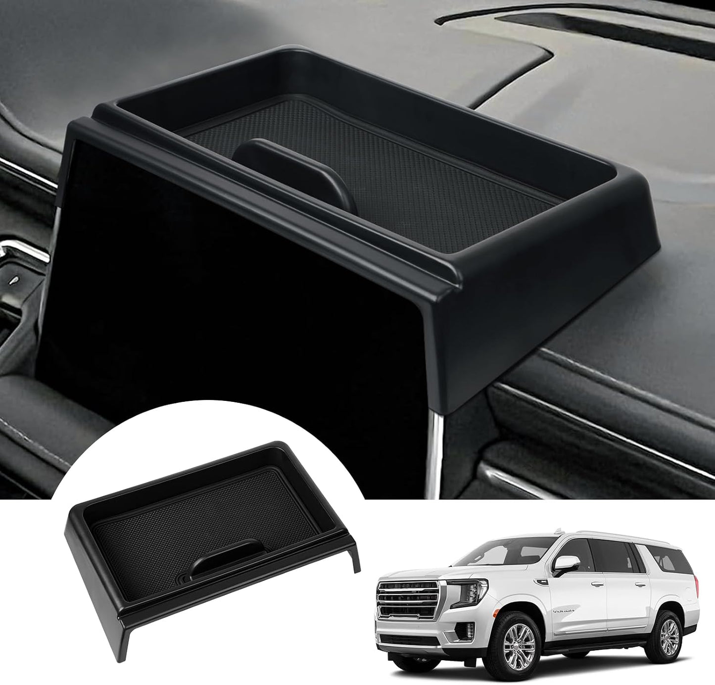 Autorder Silicone Center Console Organizer for 2025-2026 Chevy Chevrolet Equinox Accessories Anti Scratch Protective Pad Cover Storage Box Silicone Shift Panel Trim Cover(Not for Equinox EV)