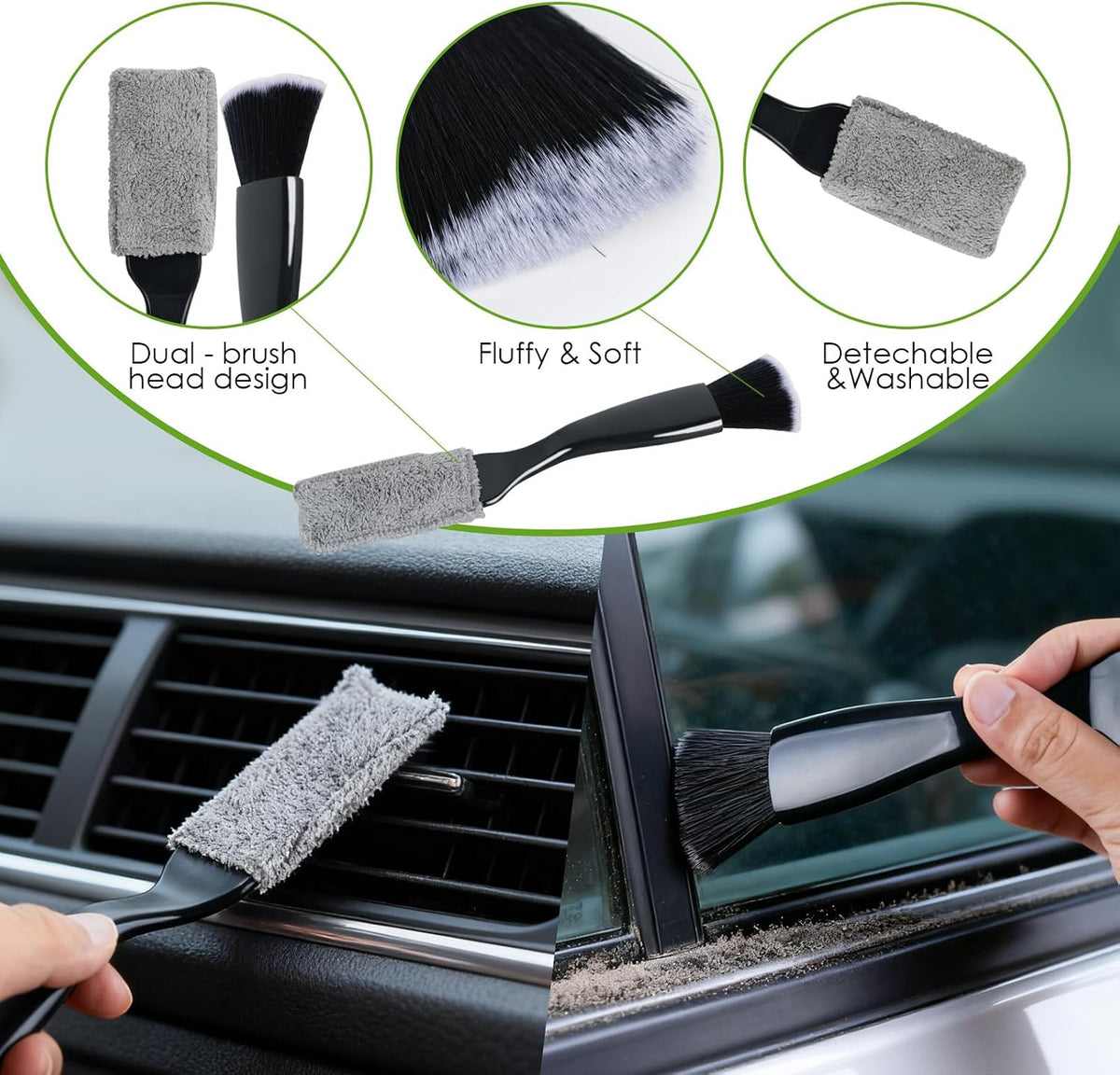 8PCS Windshield Cleaning Tool,19 Inch Car Windshield Cleaner Tool