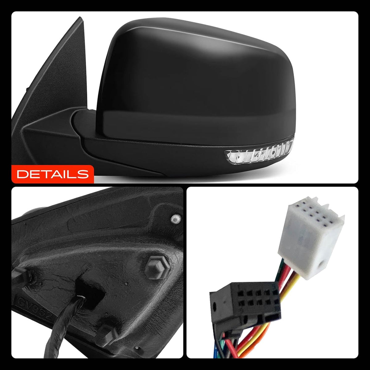 A-Premium Driver Side Power Door Mirror Compatible with Dodge