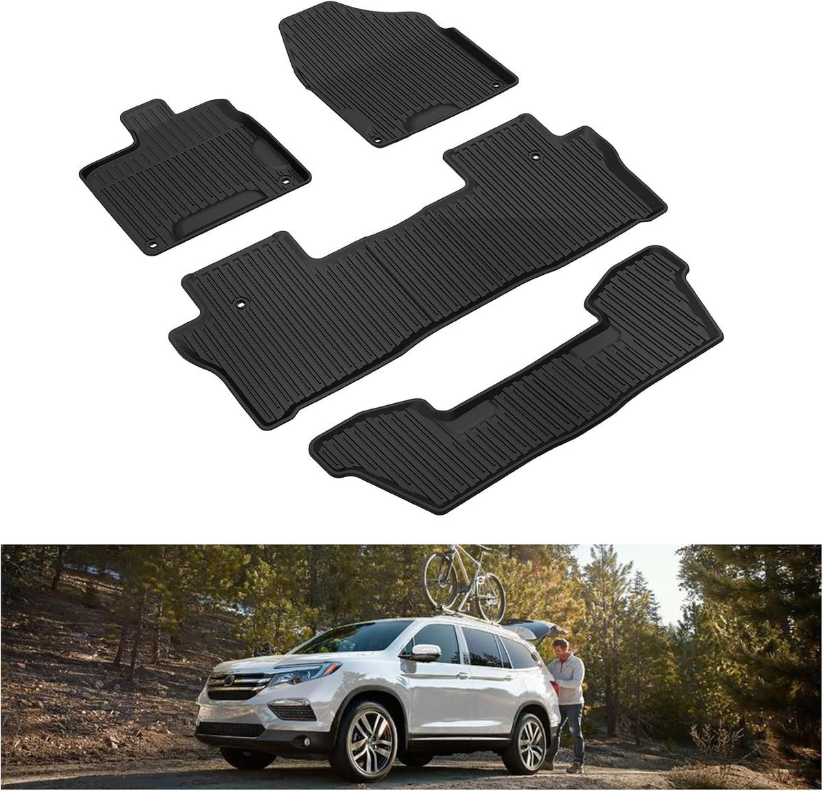 Kiwi Master Floor Mats for 2014-2019 Toyota Highlander