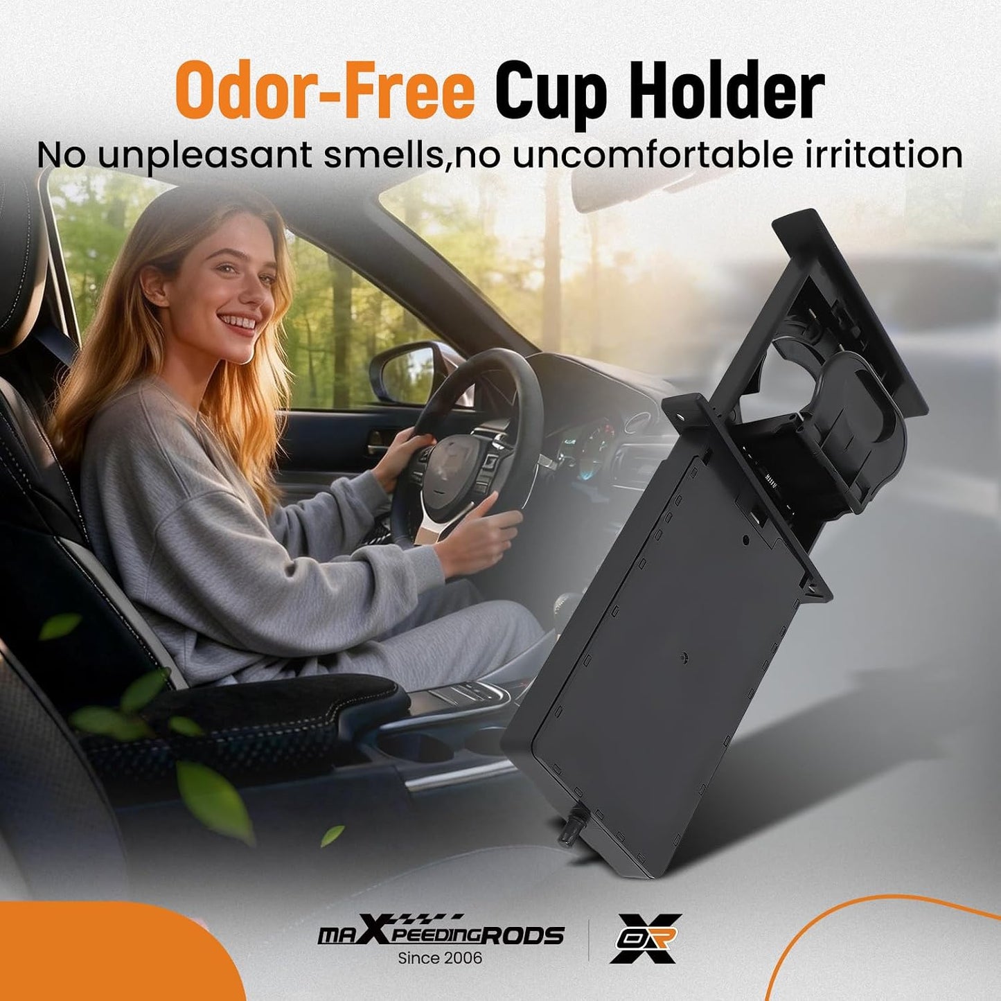 maXpeedingrods Cup Holder Driver Front Dashboard Fit for BMW 525i 528i 530i 535i 545i M5 2004-2010, for Front Right and Black Retractable Cup Holder # 51459125626