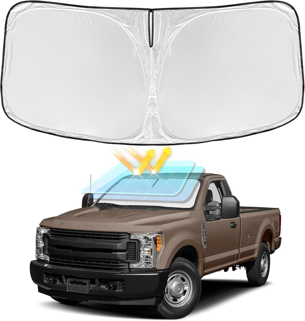 Windshield Sunshade for Mercedes E-Class Sedan 2010-2016 Sun Shade