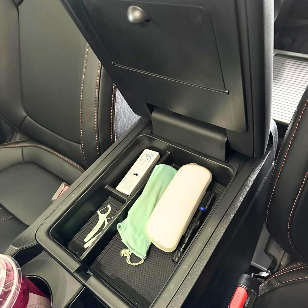 3Pcs Center Console Organizer for 2023-2026 Honda Pilot/Passport/Ridgeline