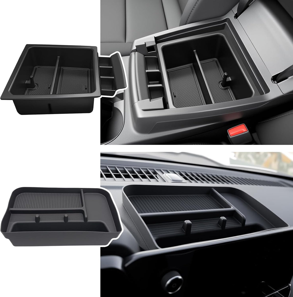 Center Console Organizer for 2023-2025 Chevy Chevrolet Colorado/GMC Canyon Dashboard Insert Tray Dash Storage Box for 2023 2024 2025 Colorado/Canyon Accessories