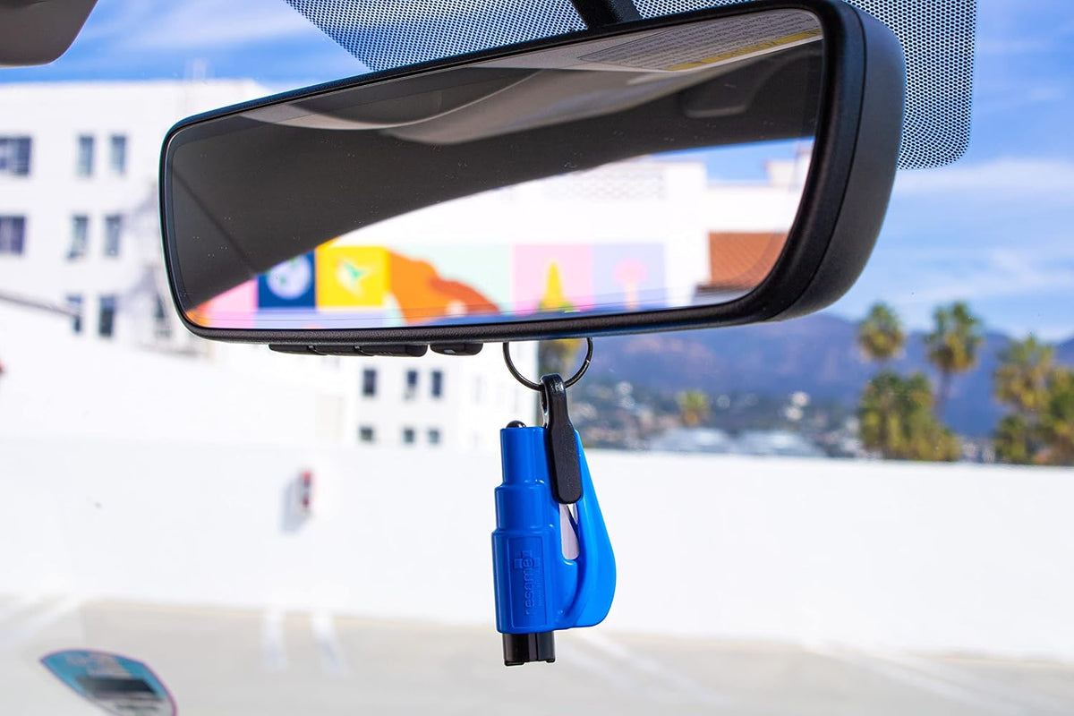 RESQME The Original Keychain Car Escape Tool, Made in USA, unisex-adult, (Black), Single Pack (01.100.01)