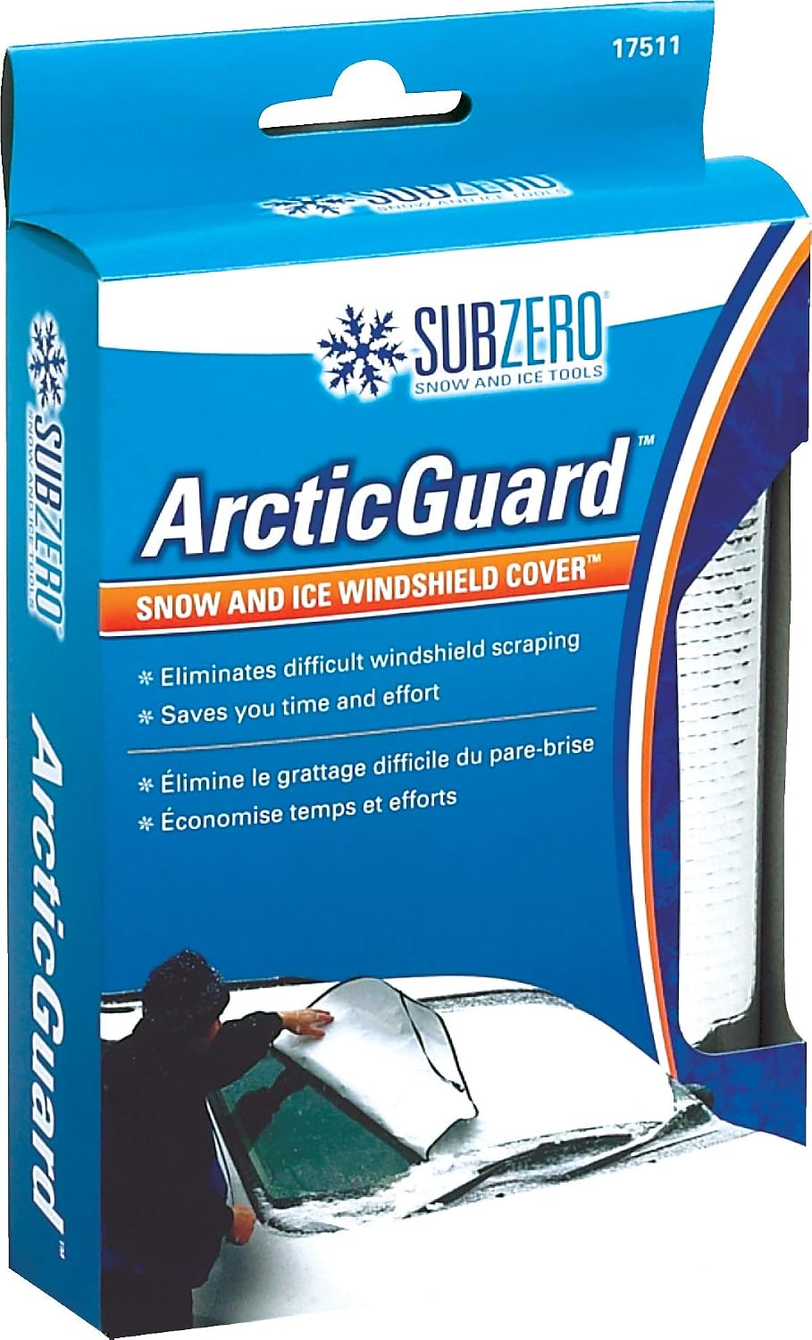 SubZero 17529 Heavy Duty ArcticGuard Snow and Ice Universal Windshield Cover